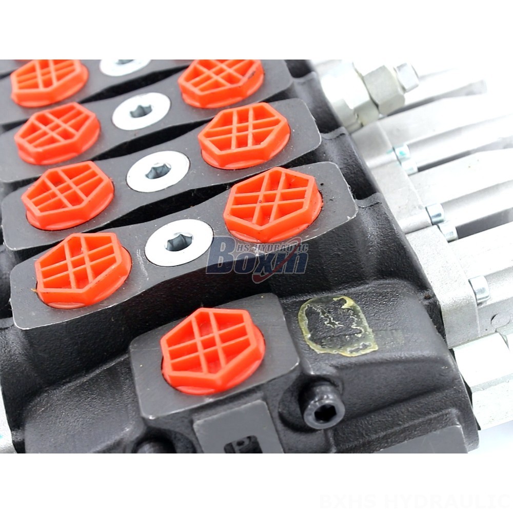 SD8-Electric Unloading Valve 5 Position 4 Solenoid 12v 24v Hydraulic Directional Control Valve detail image